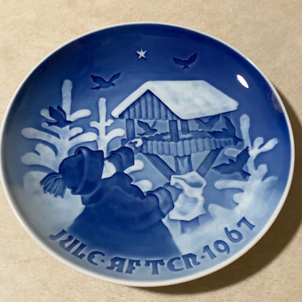 B&G collectors plate 1967